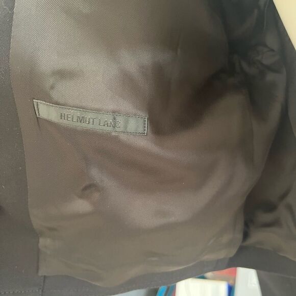 Helmut Lang Belted CRP Rider Blazer Black 8 NWT - Picture 15 of 16